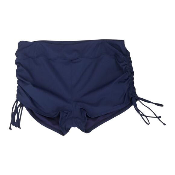 Beach House Plus Size Paloma Beach Solids Blake Adjustable Swim Short Navy 20W - Picture 2 of 13